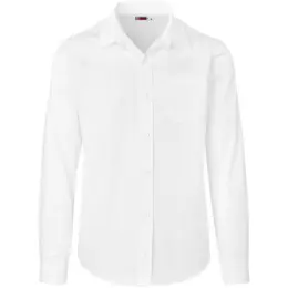 Mens Long Sleeve Milano Shirt White Front